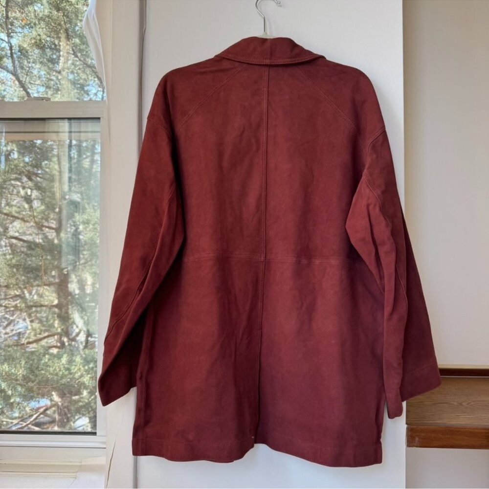 NWT Free People Annalise Suede Jacket We The Free Marsala Red Small - Picture 7 of 14